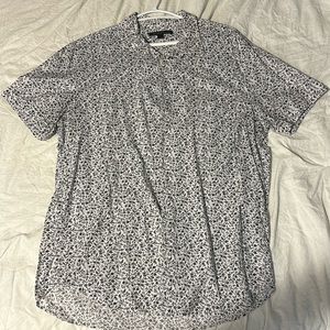 John Varvatos Floral Button Down